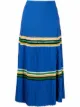 Image 1 of Wales Bonner A-line knitted skirt