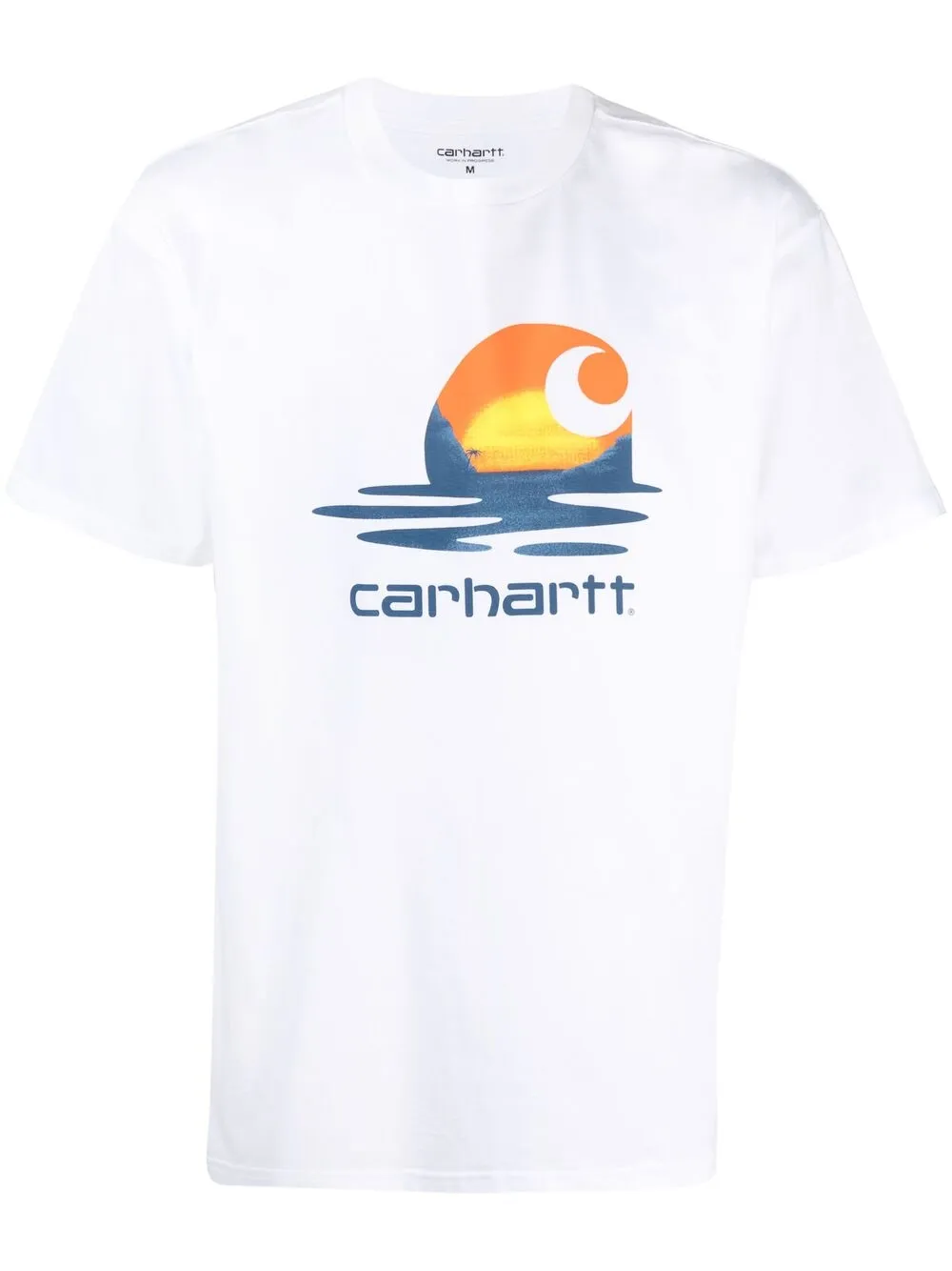 фото Carhartt wip футболка lagoon c с логотипом