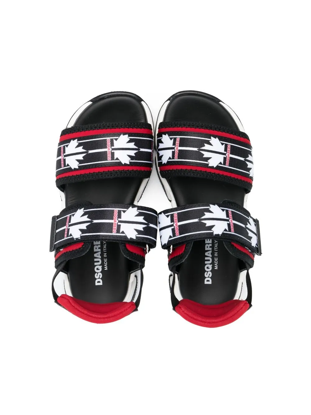 фото Dsquared2 kids сандалии с принтом
