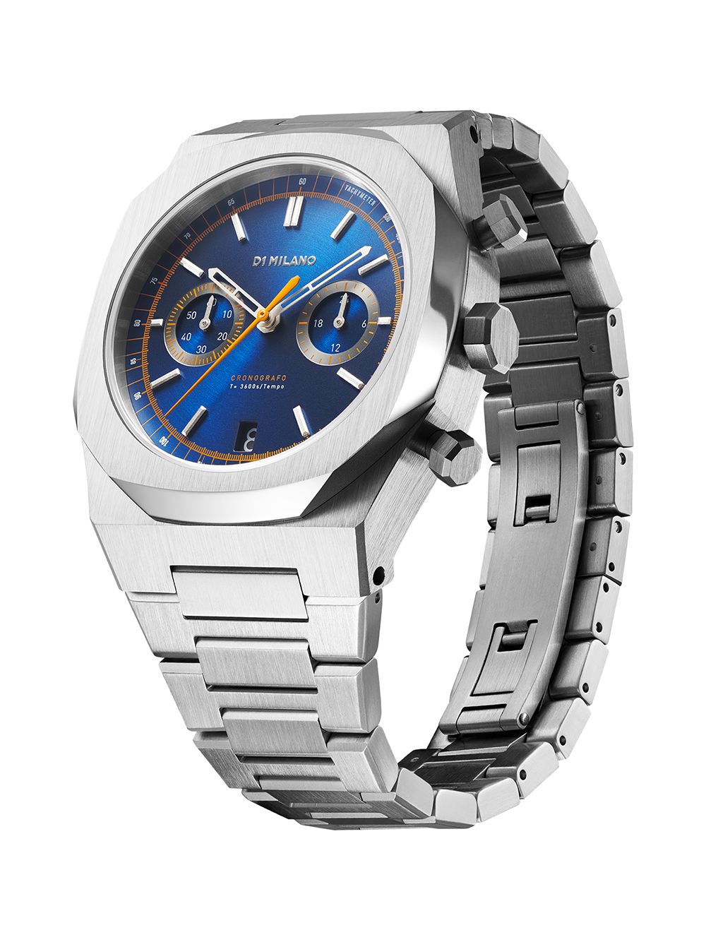 D1 Milano Royal Blue Chronograph horloge - Blauw