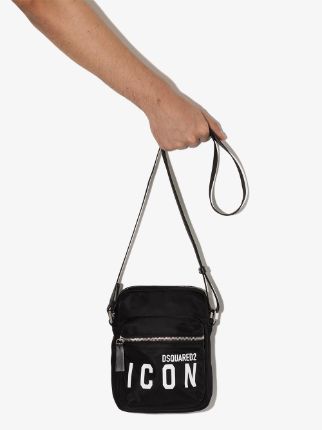 Icon-print messenger bag展示图