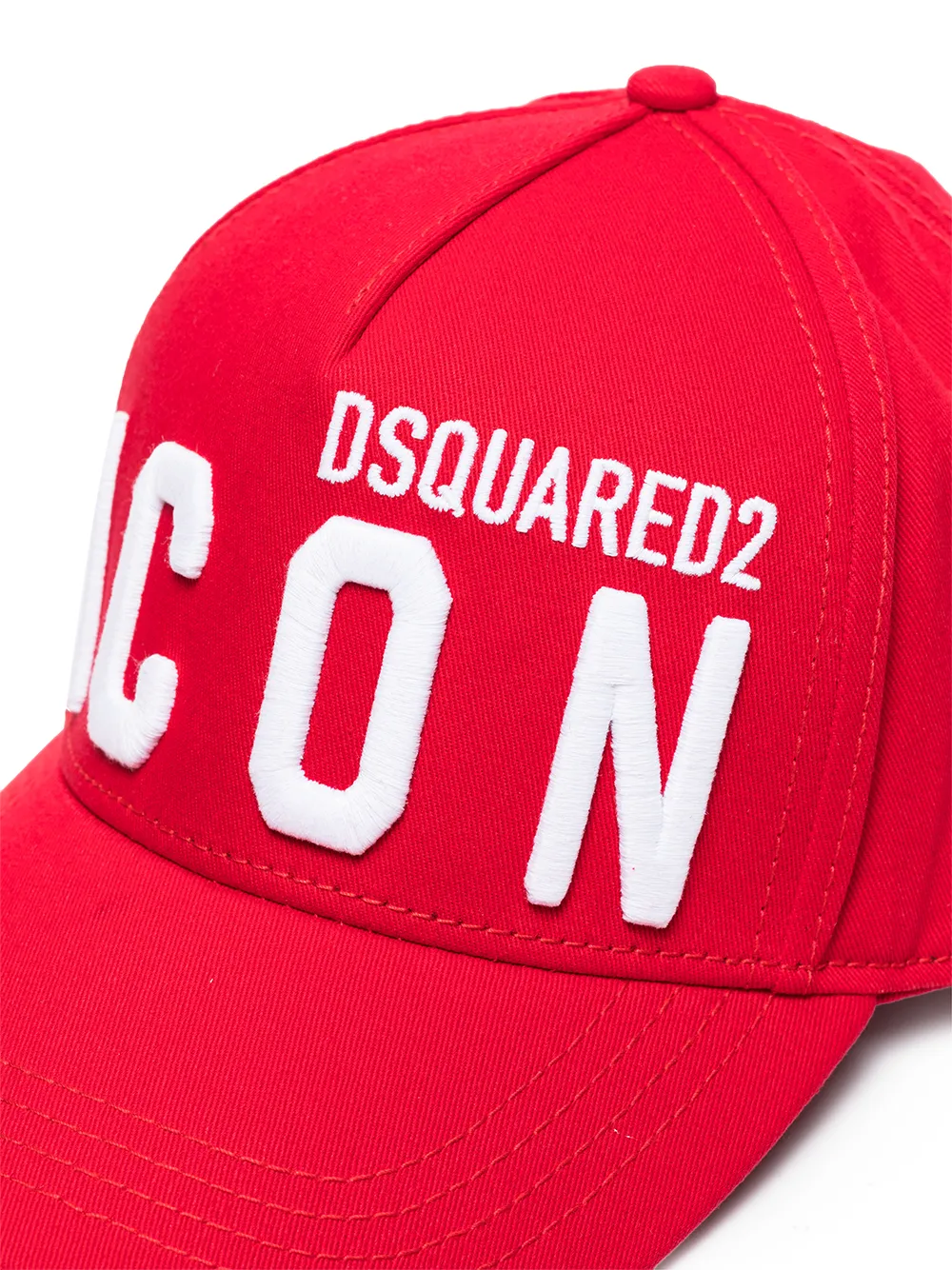 Shop Dsquared2 Embroidered Icon Baseball Hat In Rot