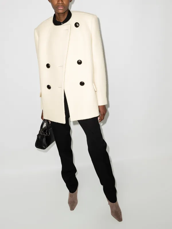 isabel marant double breasted coat