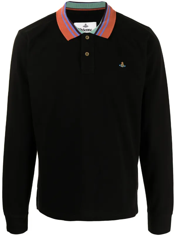 vivienne westwood long sleeved polo shirt