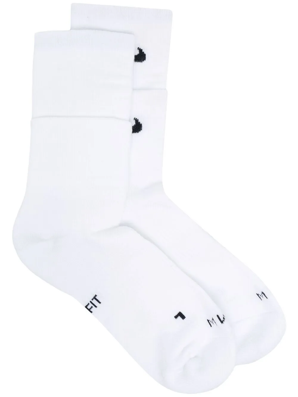 Nike X Mmw Double-layer Socks In White