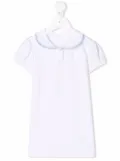 Siola contrast-trim cotton blouse - White