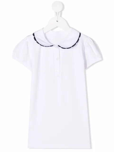 Siola contrast-trim cotton polo shirt