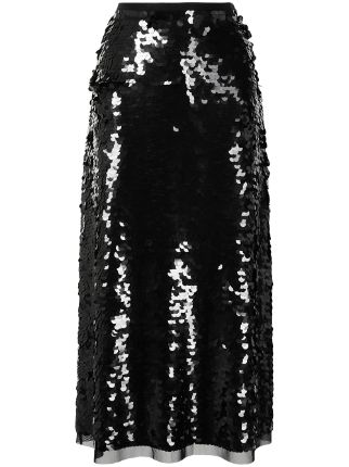 Tory Burch sequin-embellished Midi Skirt - Farfetch