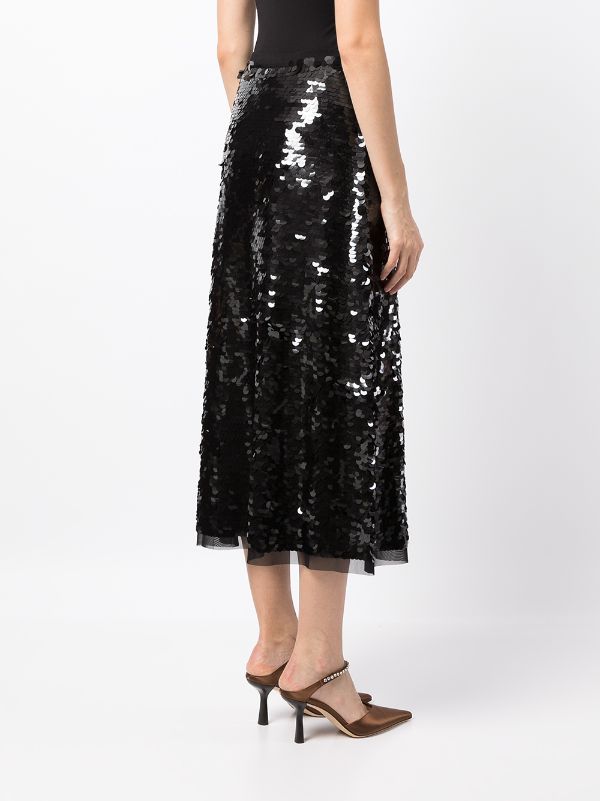 tory burch sequin skirt