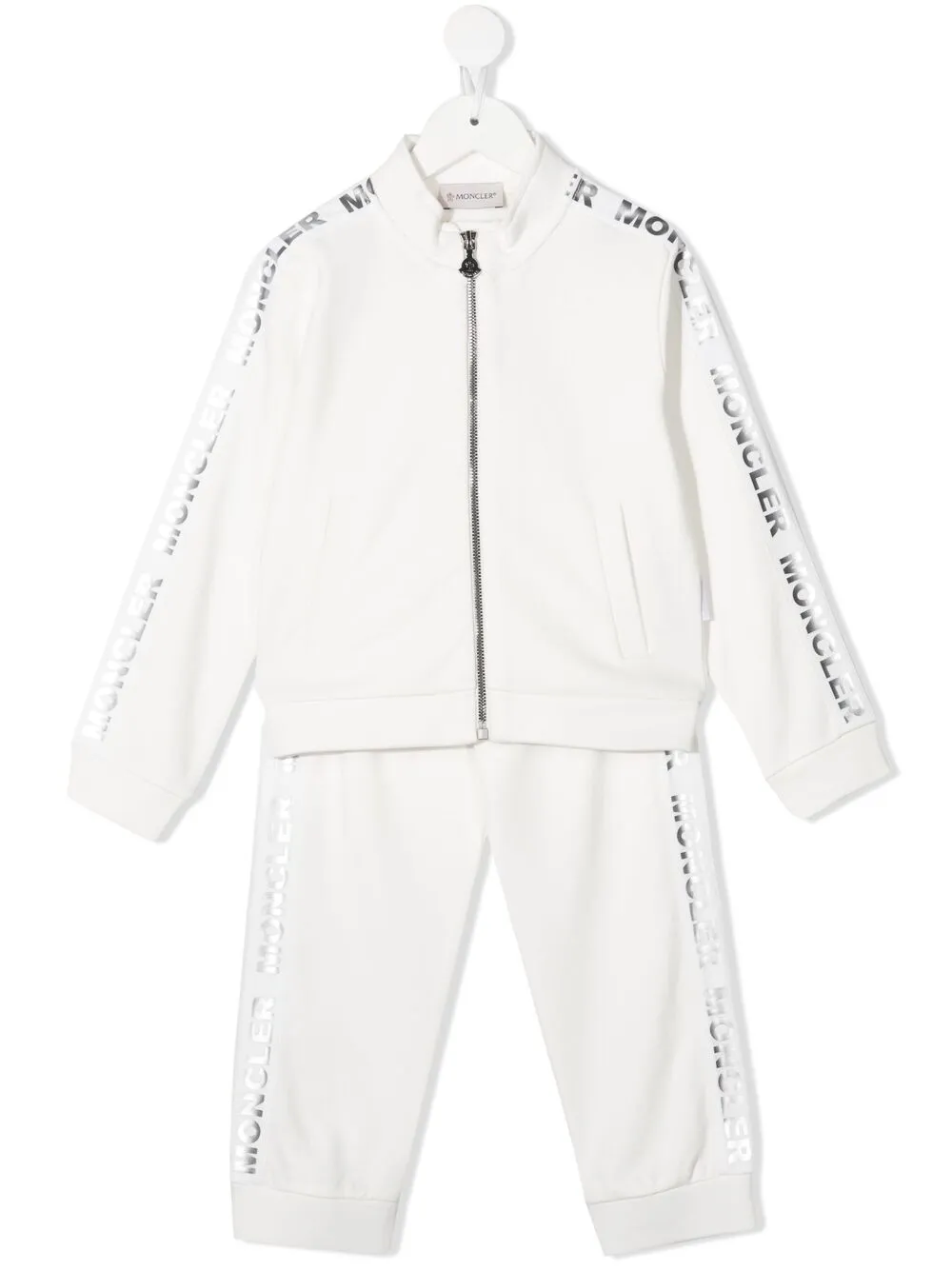 MONCLER LOGO-TRIM TRACKSUIT SET