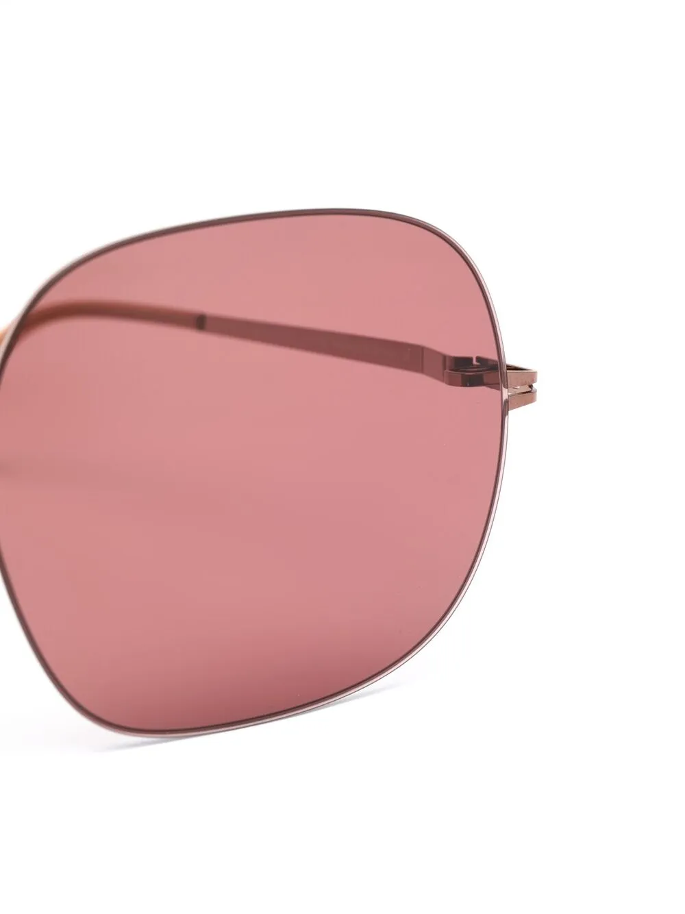 фото Mykita солнцезащитные очки momo в квадратной оправе