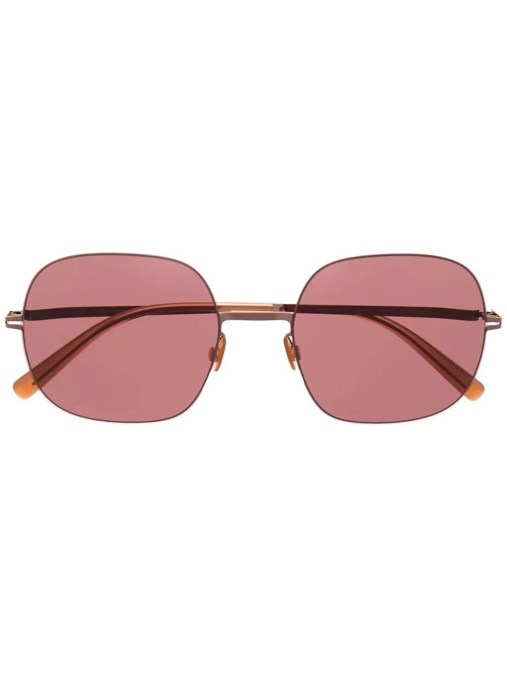 фото Mykita солнцезащитные очки momo в квадратной оправе