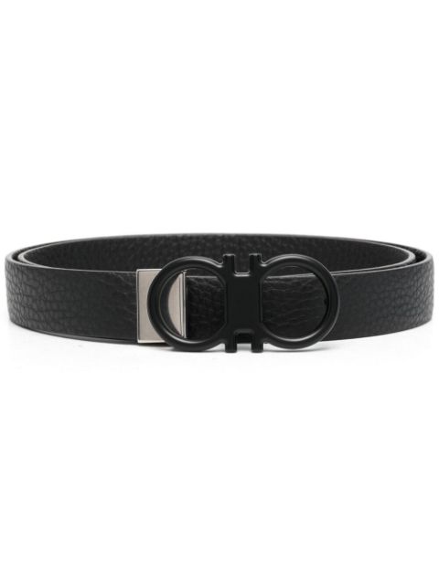 salvatore ferragamo nero belt