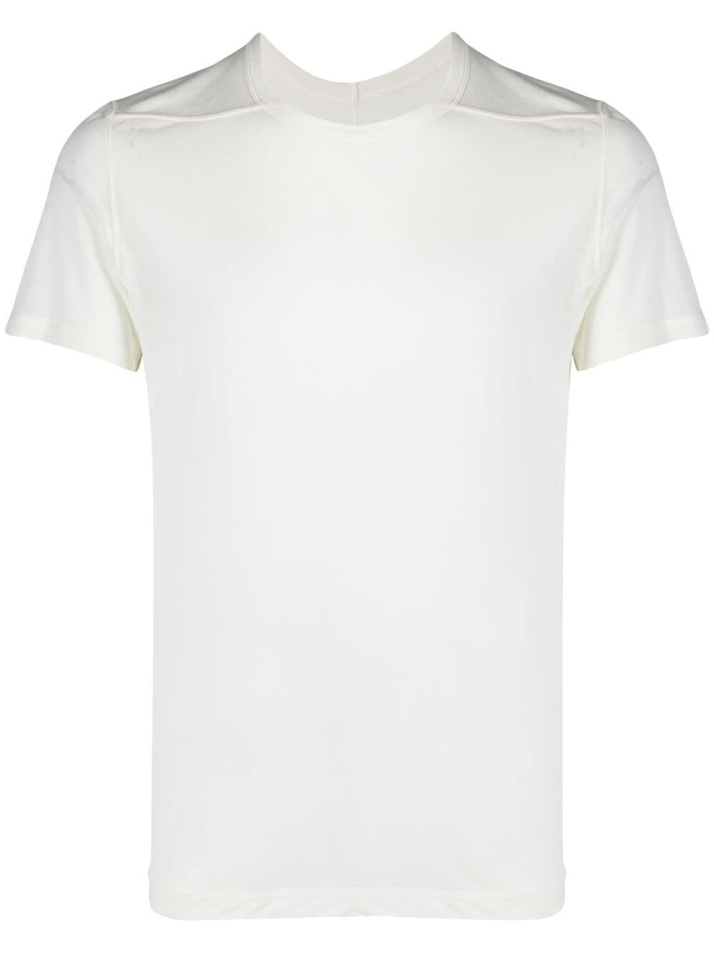 Rick Owens Piped-trim Short-sleeve T-shirt In White