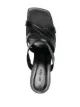 BY FAR Lenny 70mm gloss leather sandals