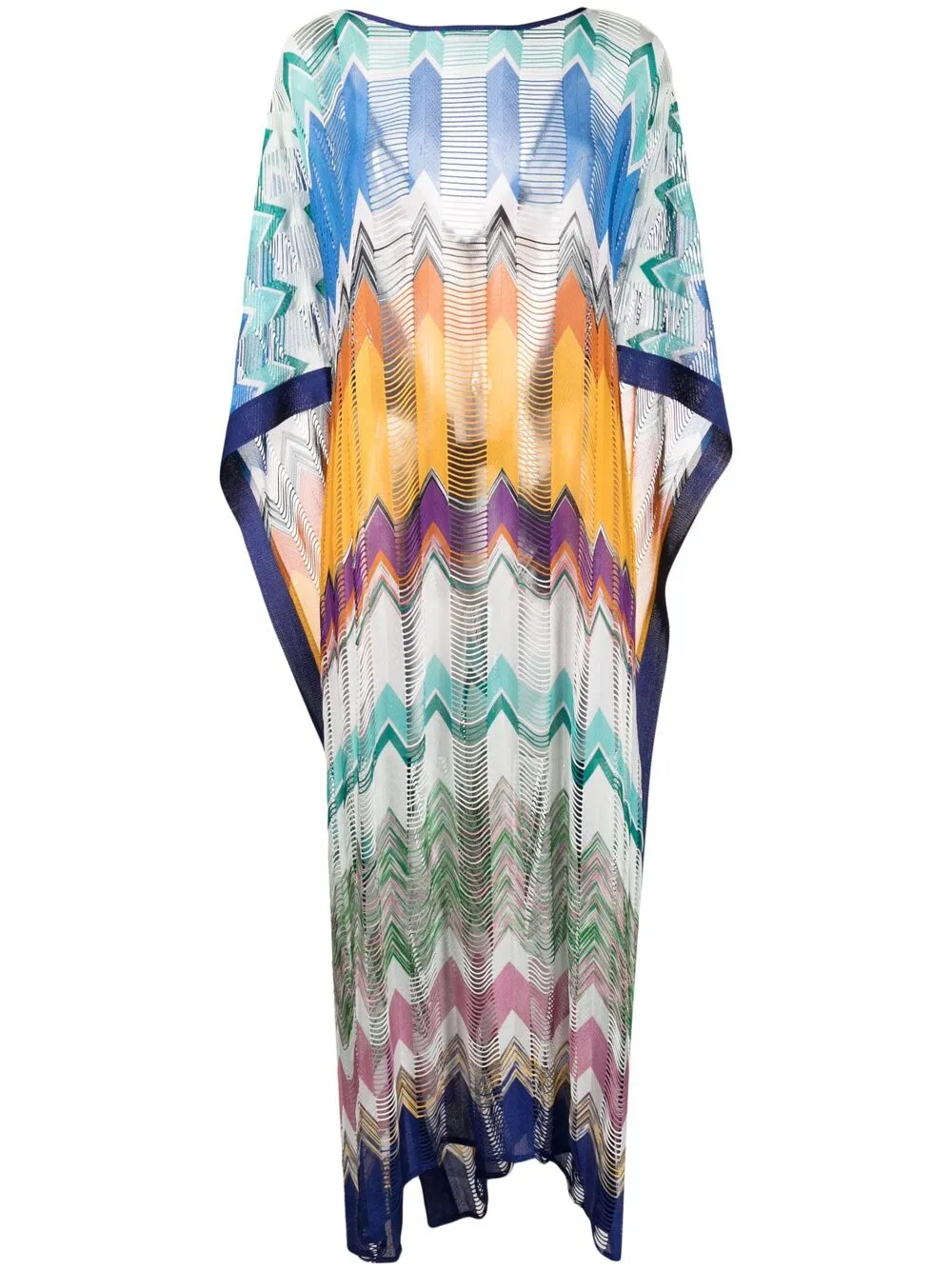 Image 1 of Missoni Mare abstract zigzag kaftan