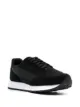 Image 2 of Armani Exchange logo print low-top sneakers