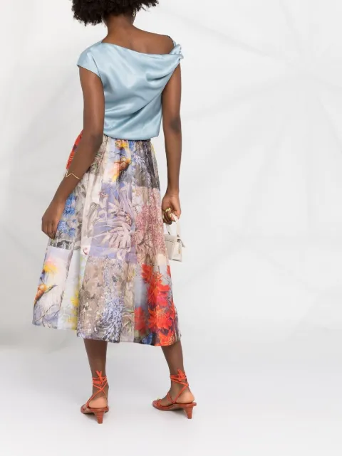 Shop ZIMMERMANN Botanica midi skirt 