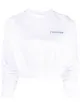 Image 1 of Opening Ceremony logo-print cropped sweatshirt