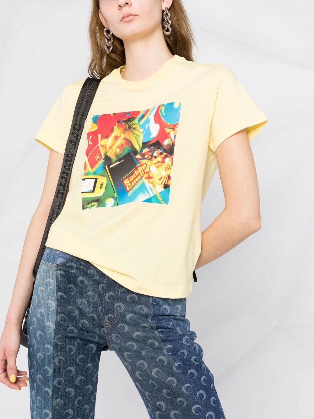 Shop Opening Ceremony Graphic-print T-shirt In Yellow