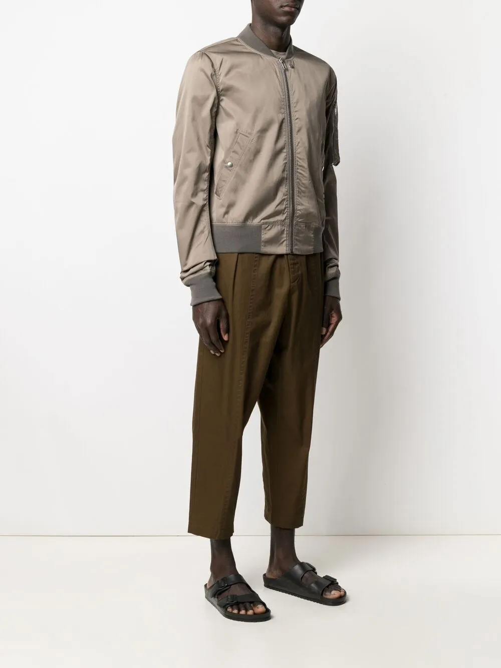 фото Rick owens drkshdw атласный бомбер
