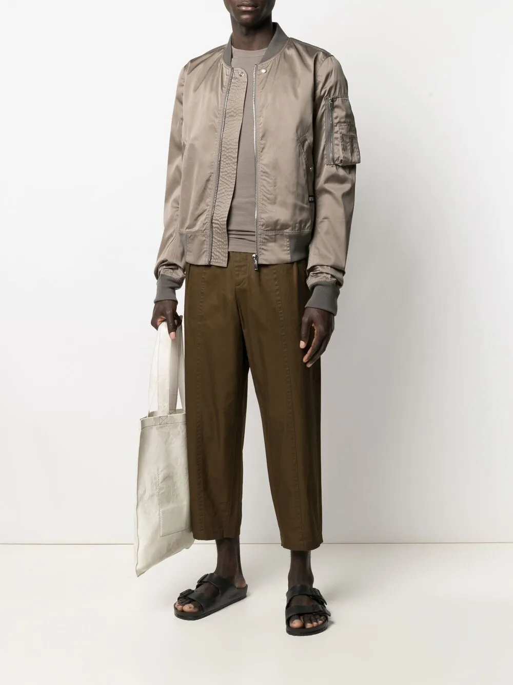 фото Rick owens drkshdw атласный бомбер