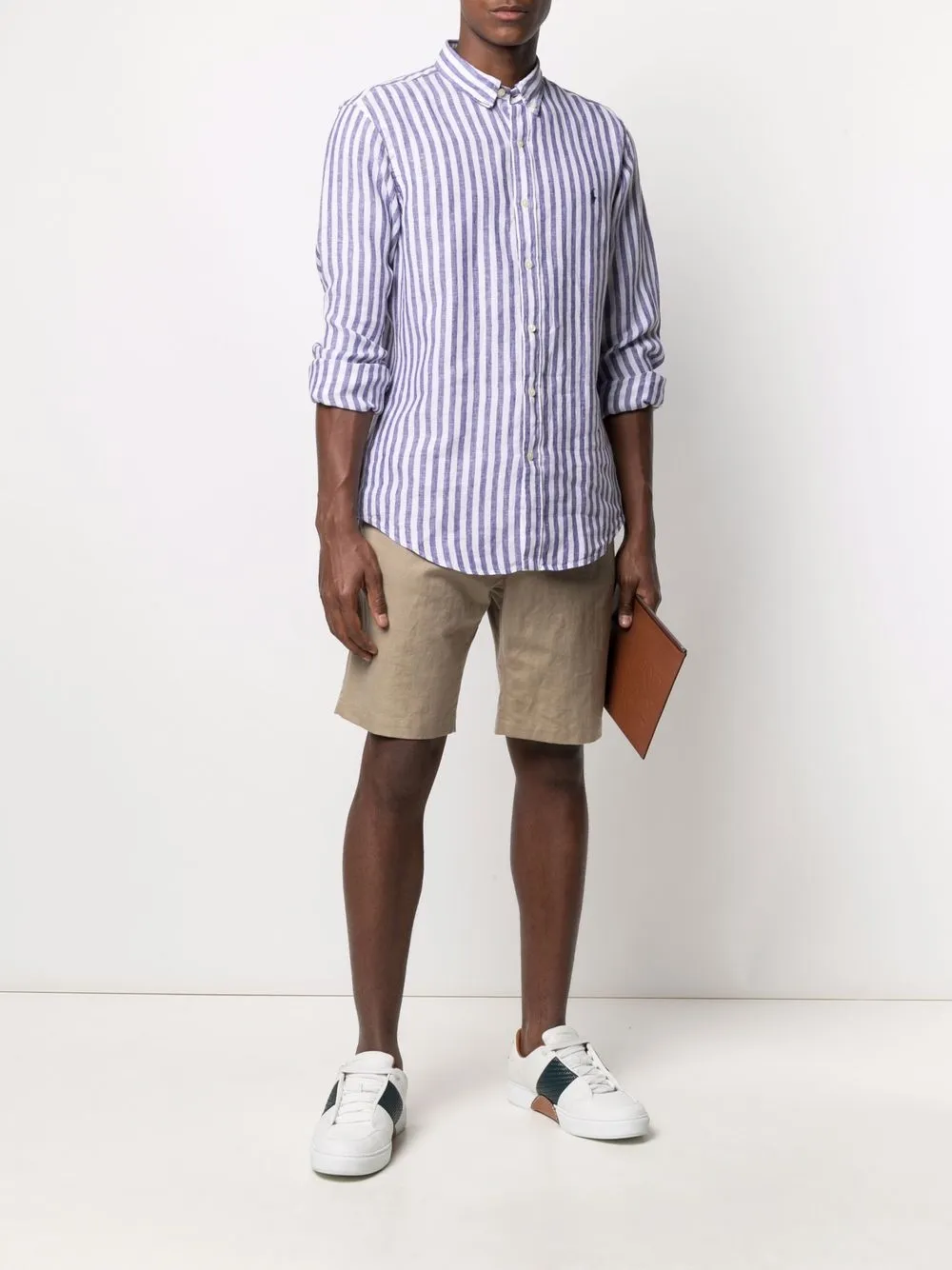 фото Polo ralph lauren полосатая рубашка