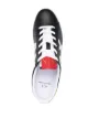 Armani Exchange appliqué-logo perforated sneakers