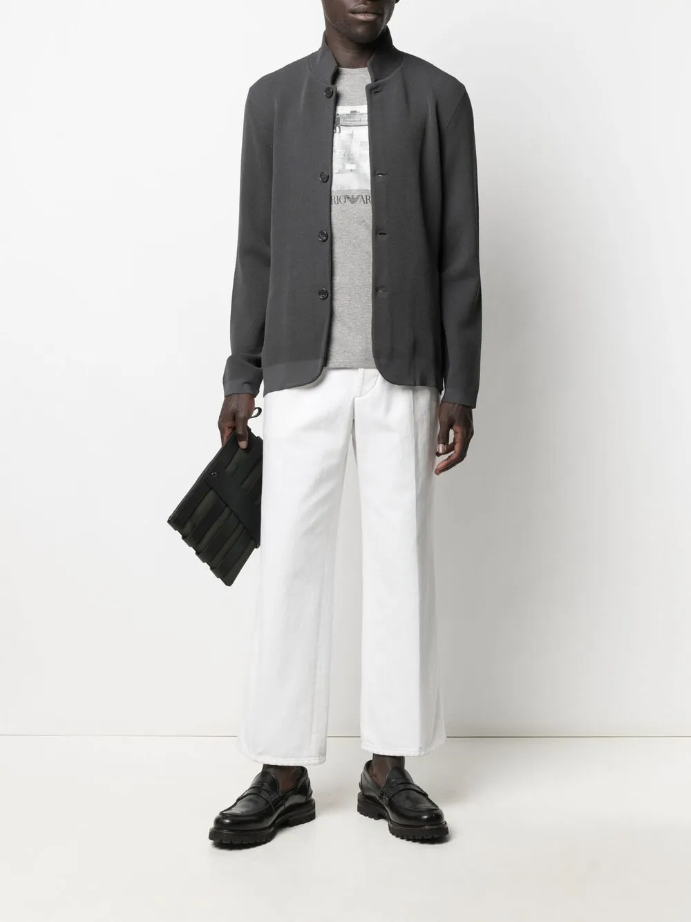 фото Emporio armani футболка с графичным принтом