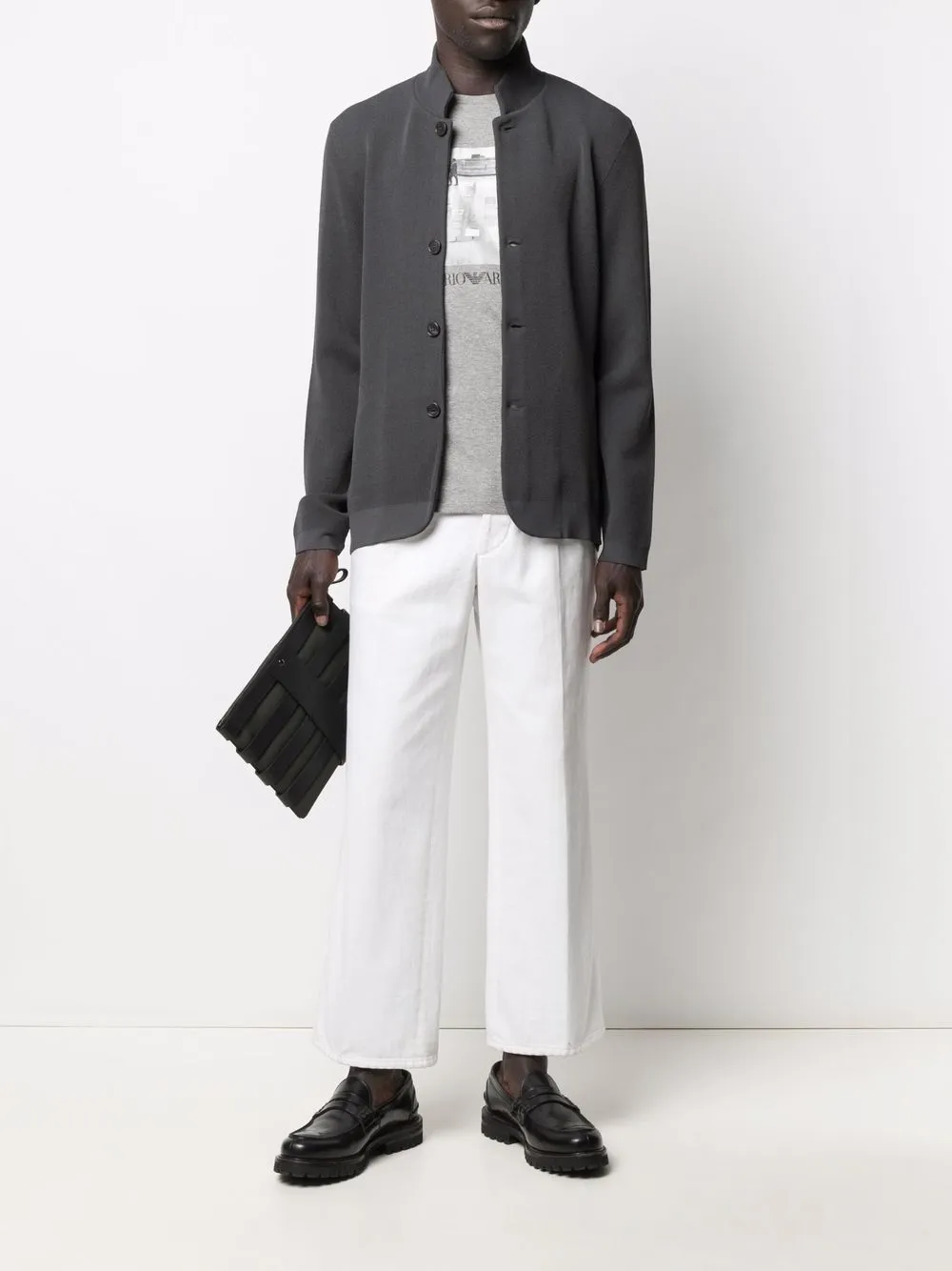 фото Emporio armani футболка с графичным принтом