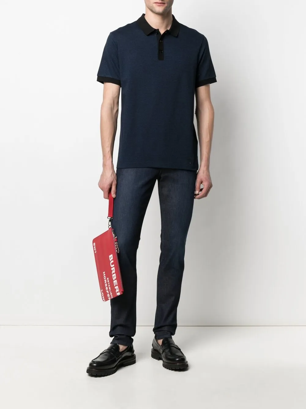 фото Emporio armani рубашка поло с короткими рукавами