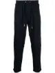 Image 1 of Armani Exchange logo-print drawstring trousers