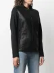 Peuterey chamarra de cuero con paneles