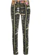 Image 1 of Versace Jeans Couture signature Barocco print skinny trousers