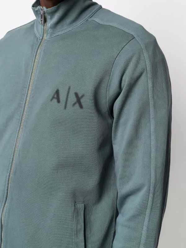 armani zip up sweater