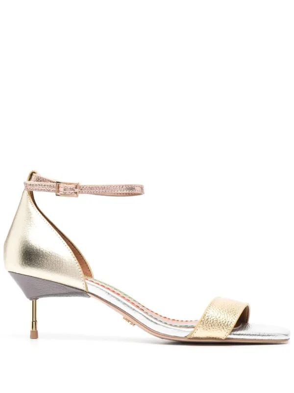 kurt geiger gold sandals