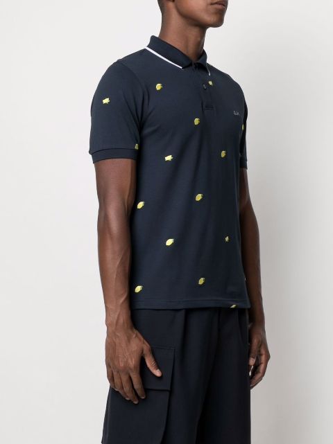 lemon polo shirt