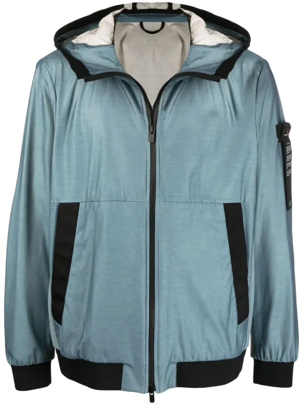 hooded light jacket