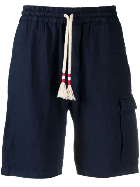 MC2 Saint Barth Knielange Shorts mit Kordelzug