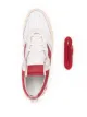 Rhude two-tone lace-up trainers