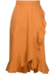 Image 1 of Pinko ruffle-wrap skirt