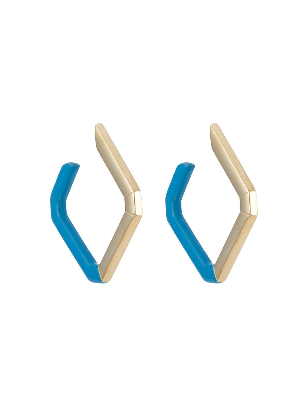 Eéra Allegra Geometric-shape Single Earring In Blue