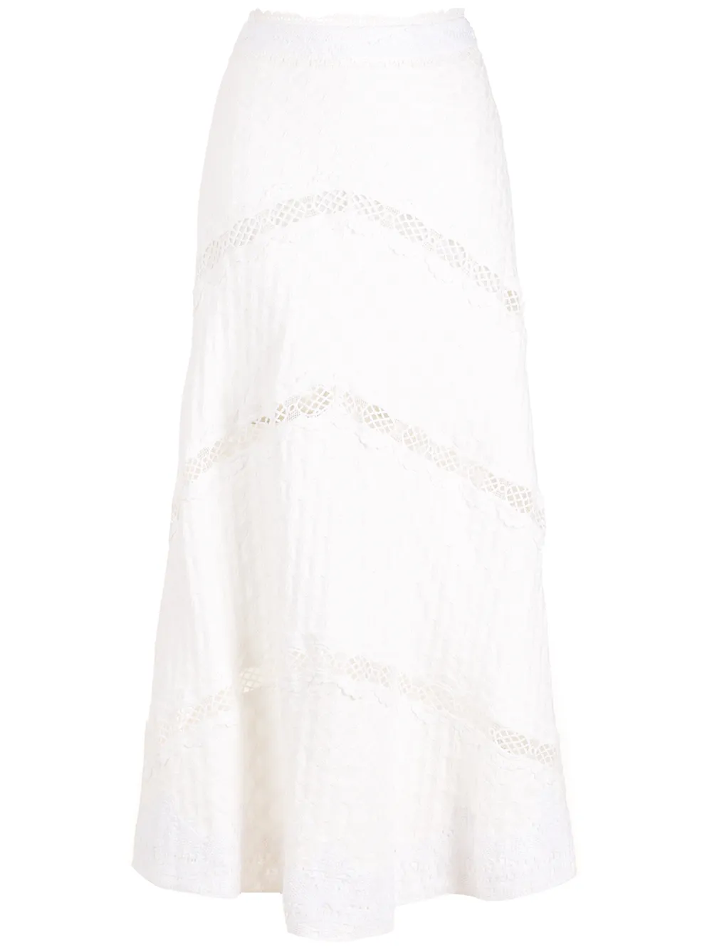 

Martha Medeiros Verônica midi skirt - White
