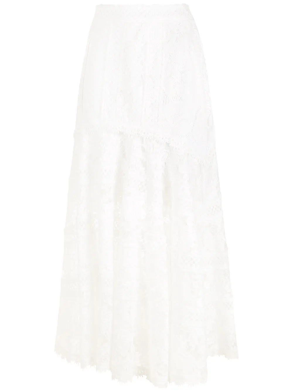

Martha Medeiros Daniela midi skirt - White