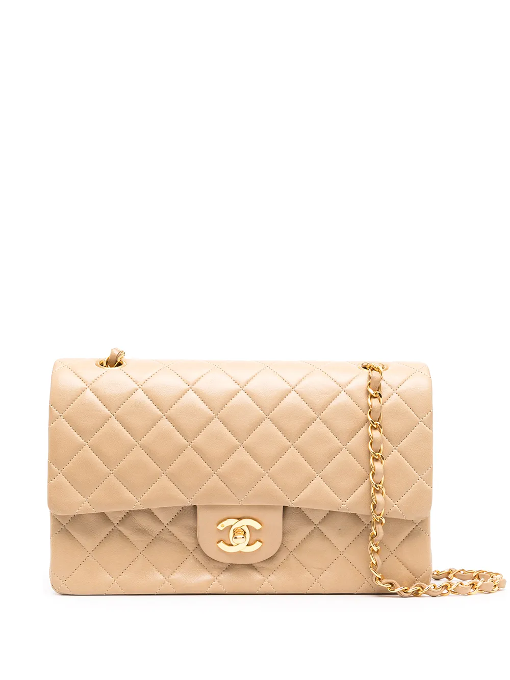 CHANEL Pre-Owned 1992 Medium Double Flap Shoulder Bag - Farfetch