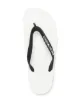 Emporio Armani logo embossed flip-flops