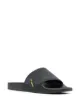 Image 2 of Raf Simons lettering logo flat slides