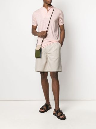 drawstring-waist knee-length Bermuda shorts展示图