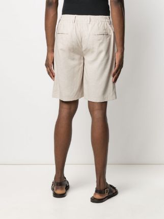 drawstring-waist knee-length Bermuda shorts展示图