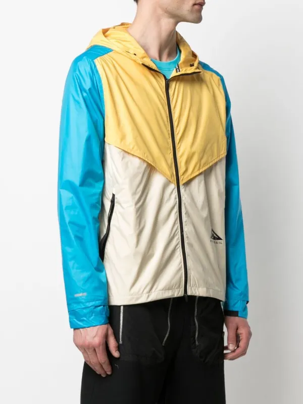nike colour block windbreaker jacket